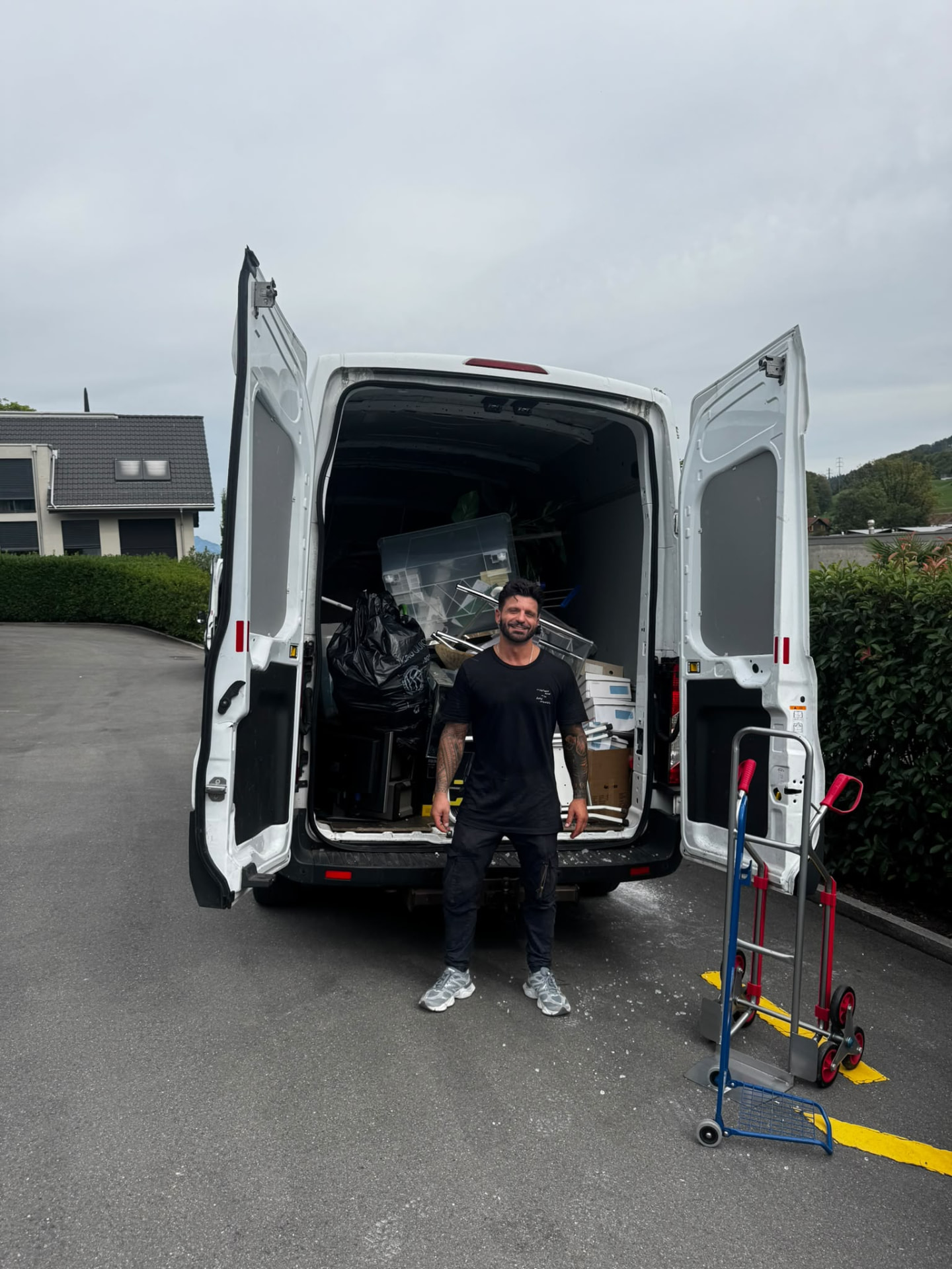 Räumung abgeschlossen – alles verladen
